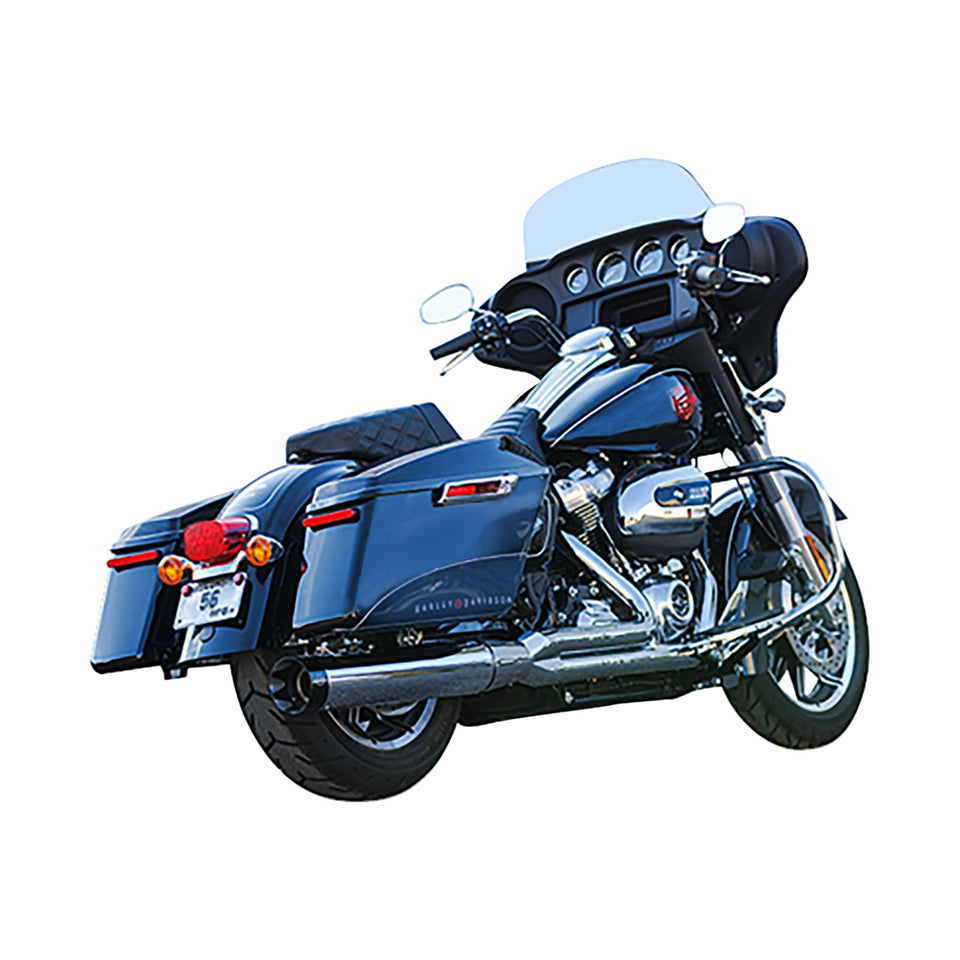 S&S CYCLE - 2-INTO-1 SIDEWINDER EXHAUST SYSTEM - 50-STATE - CHROME - M8 TOURING
