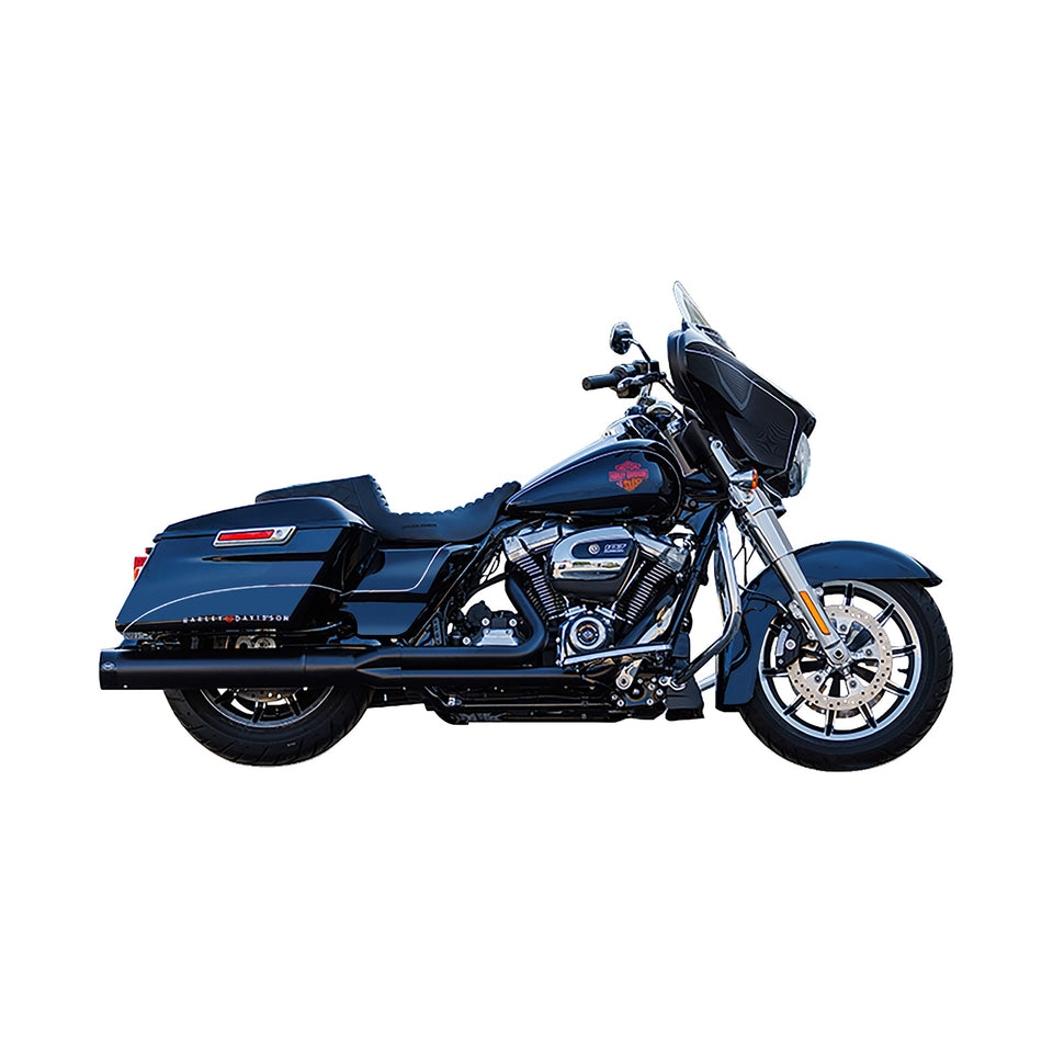 S&S CYCLE - 2-INTO-1 SIDEWINDER EXHAUST SYSTEM - 50-STATE - BLACK - M8 TOURING