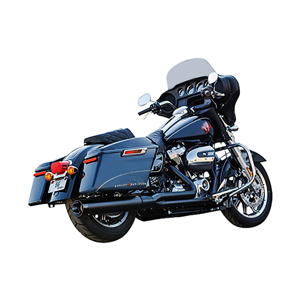 S&S CYCLE - 2-INTO-1 SIDEWINDER EXHAUST SYSTEM - 50-STATE - BLACK - M8 TOURING