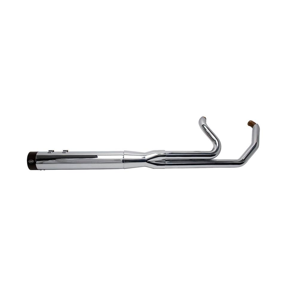 S&S CYCLE - 2-INTO-1 SIDEWINDER EXHAUST SYSTEM - 50 STATE - CHROME - TOURING '07-'16