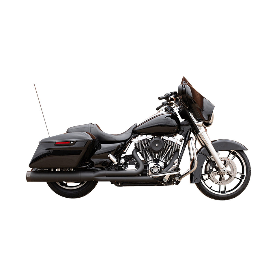S&S CYCLE - 2-INTO-1 SIDEWINDER EXHAUST SYSTEM - 50 STATE - CHROME - TOURING '07-'16