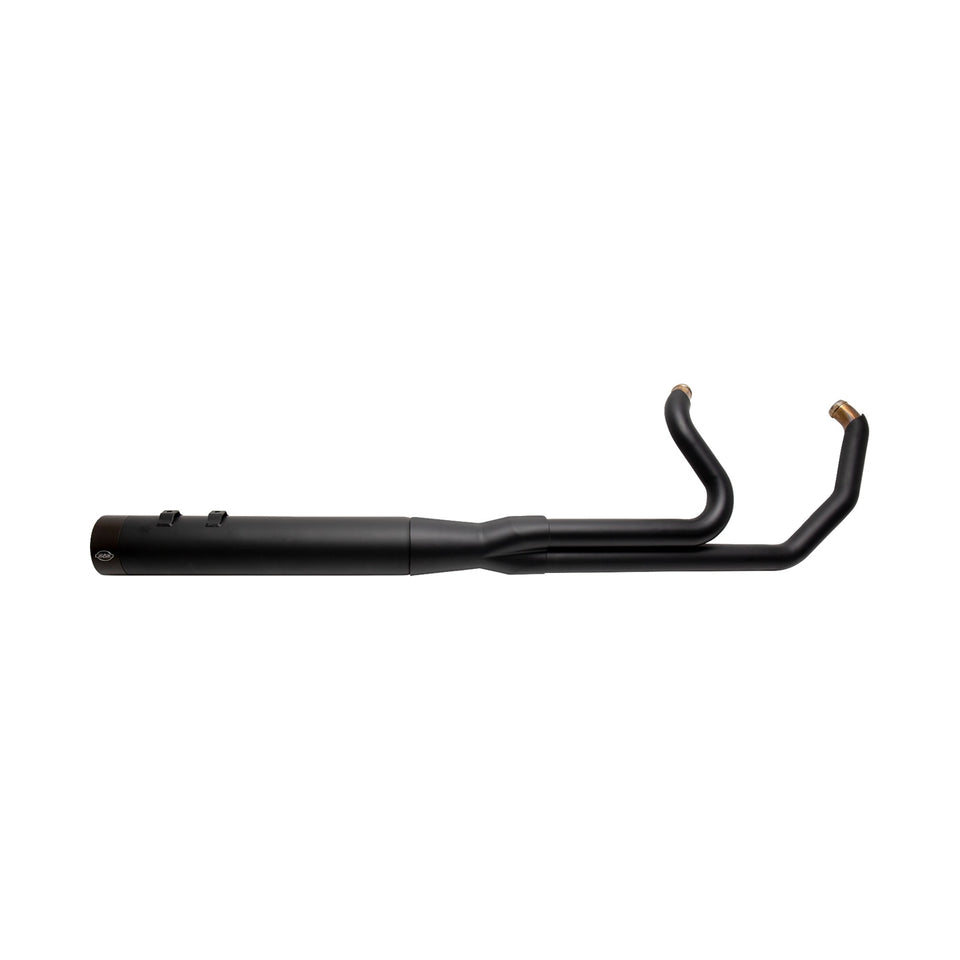 S&S CYCLE - 2-INTO-1 SIDEWINDER EXHAUST SYSTEM - 50 STATE - BLACK - TOURING '07-'16
