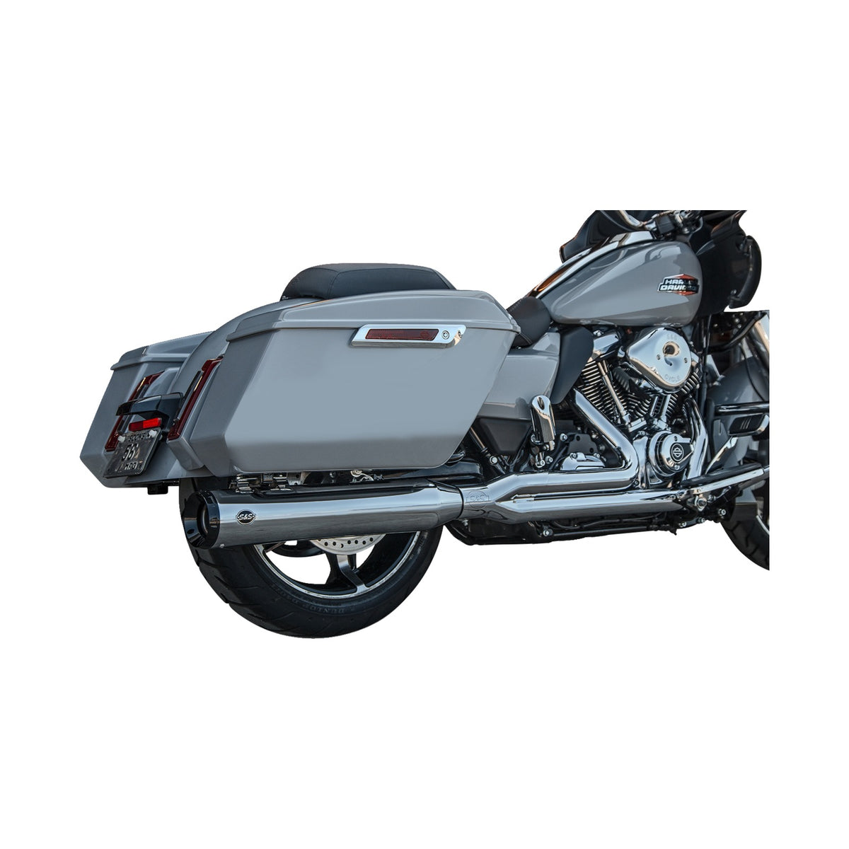 S&S CYCLE - 2-INTO-1 GNX EXHAUST SYSTEM - RACE ONLY - CHROME - TOURING