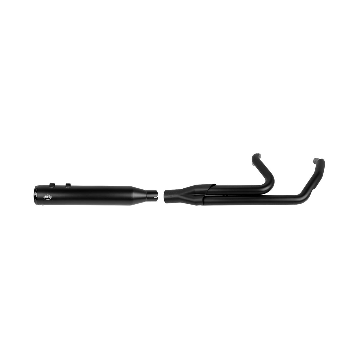 S&S CYCLE - 2-INTO-1 GNX EXHAUST SYSTEM - 49-STATE - GUARDIAN BLACK - M8 TOURING