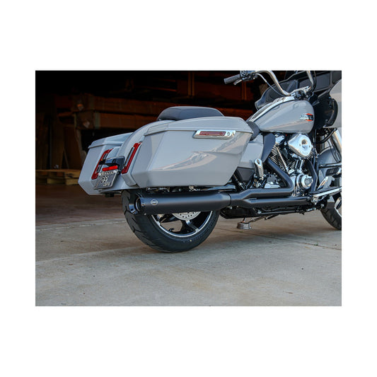 S&S CYCLE - 2-INTO-1 GNX EXHAUST SYSTEM - 49-STATE - GUARDIAN BLACK - M8 TOURING