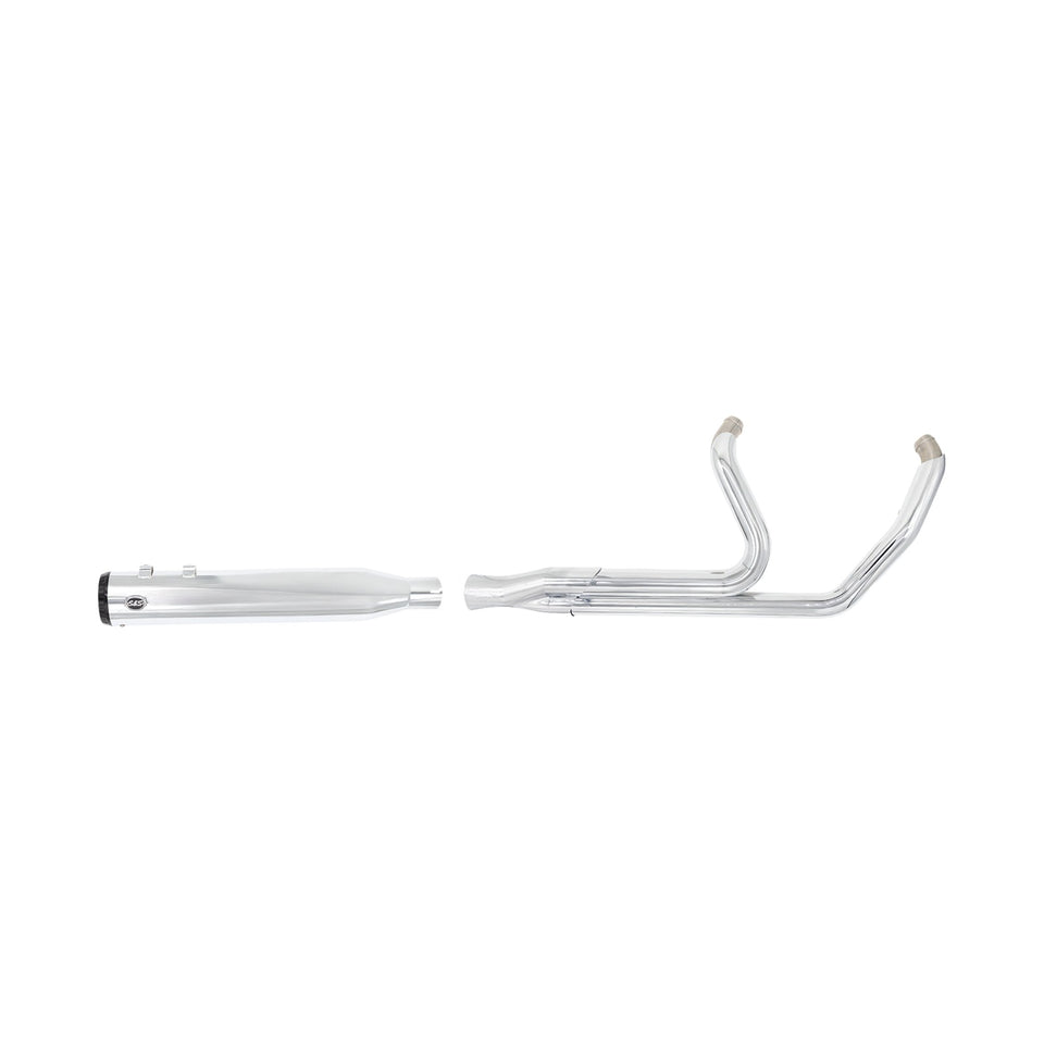 S&S CYCLE - 2-INTO-1 GNX EXHAUST SYSTEM - 49-STATE - CHROME - M8 TOURING