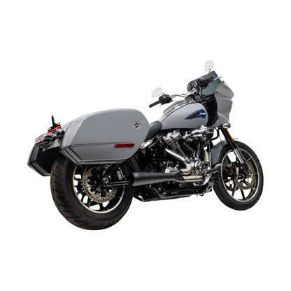 TRASK - 2-INTO-1 ASSAULT EXHAUST SYSTEM - BLACK - SOFTAIL M8