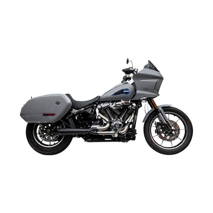 TRASK - 2-INTO-1 ASSAULT EXHAUST SYSTEM - BLACK - SOFTAIL M8