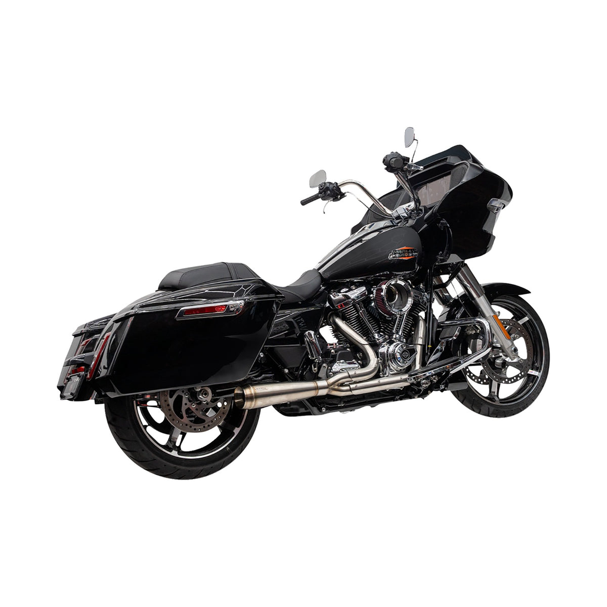 TRASK - 2-INTO-1 ASSAULT EXHAUST SYSTEM - STAINLESS STEEL - TOURING M8