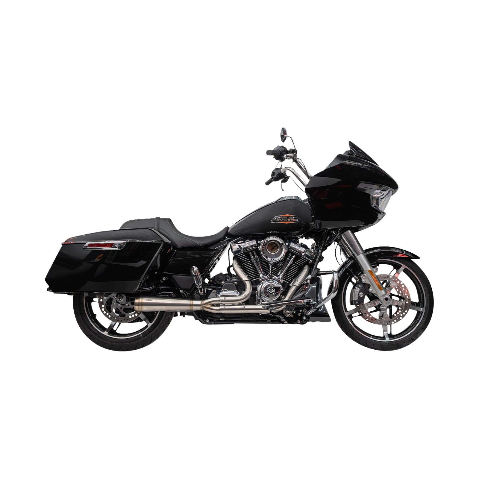 TRASK - 2-INTO-1 ASSAULT EXHAUST SYSTEM - STAINLESS STEEL - TOURING M8
