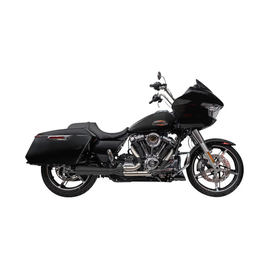 TRASK - 2-INTO-1 ASSAULT EXHAUST SYSTEM - BLACK - TOURING M8