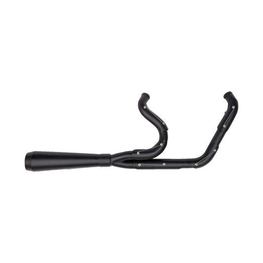 TRASK - 2-INTO-1 ASSAULT EXHAUST SYSTEM - FULL BLACK ON BLACK