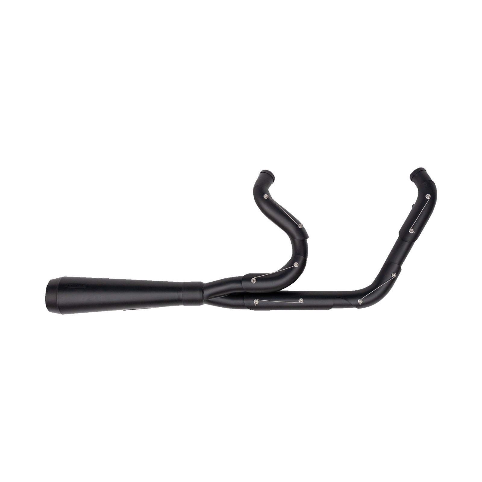 TRASK - 2-INTO-1 ASSAULT EXHAUST SYSTEM - FULL BLACK ON BLACK