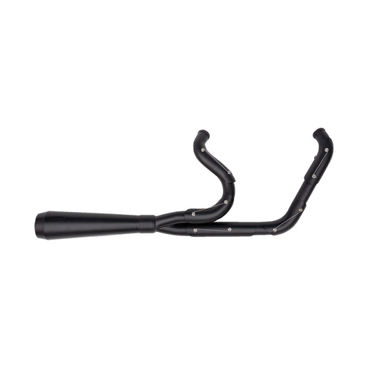 TRASK - 2-INTO-1 ASSAULT EXHAUST SYSTEM - FULL BLACK ON BLACK