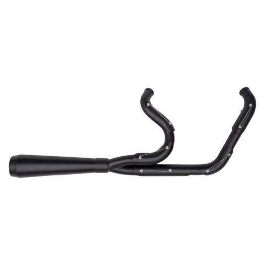 TRASK - 2-INTO-1 ASSAULT EXHAUST SYSTEM - FULL BLACK ON BLACK