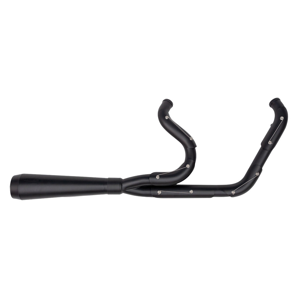 TRASK - 2-INTO-1 ASSAULT EXHAUST SYSTEM - FULL BLACK ON BLACK