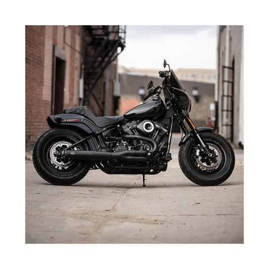 S&S CYCLE - 2-INTO-1 EXHAUST SYSTEM - BLACK