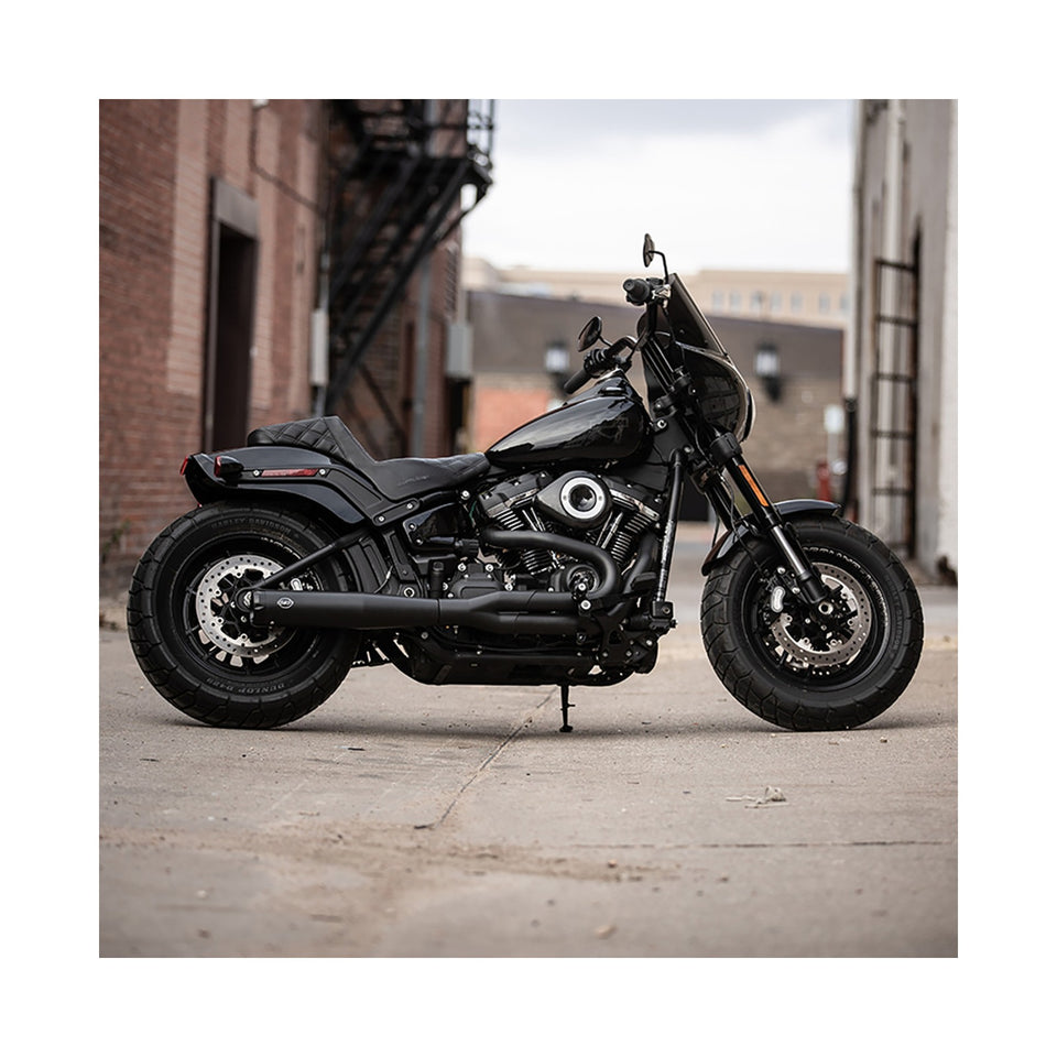 S&S CYCLE - 2-INTO-1 EXHAUST SYSTEM - BLACK