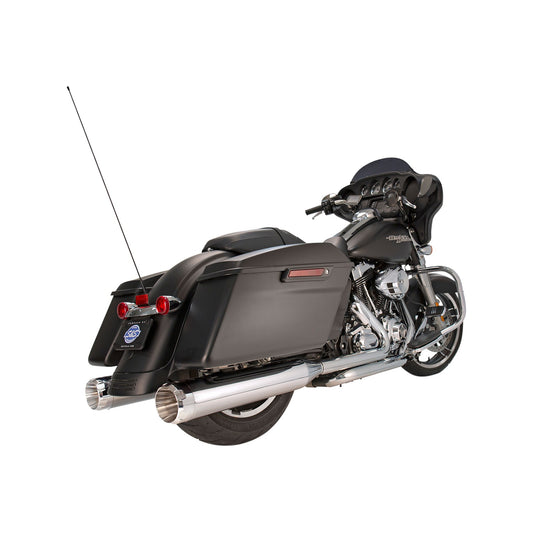 S&S CYCLE - 4-1/2" MK45 PERFORMANCE MUFFLERS - CHROME WITH CHROME THRUSTER