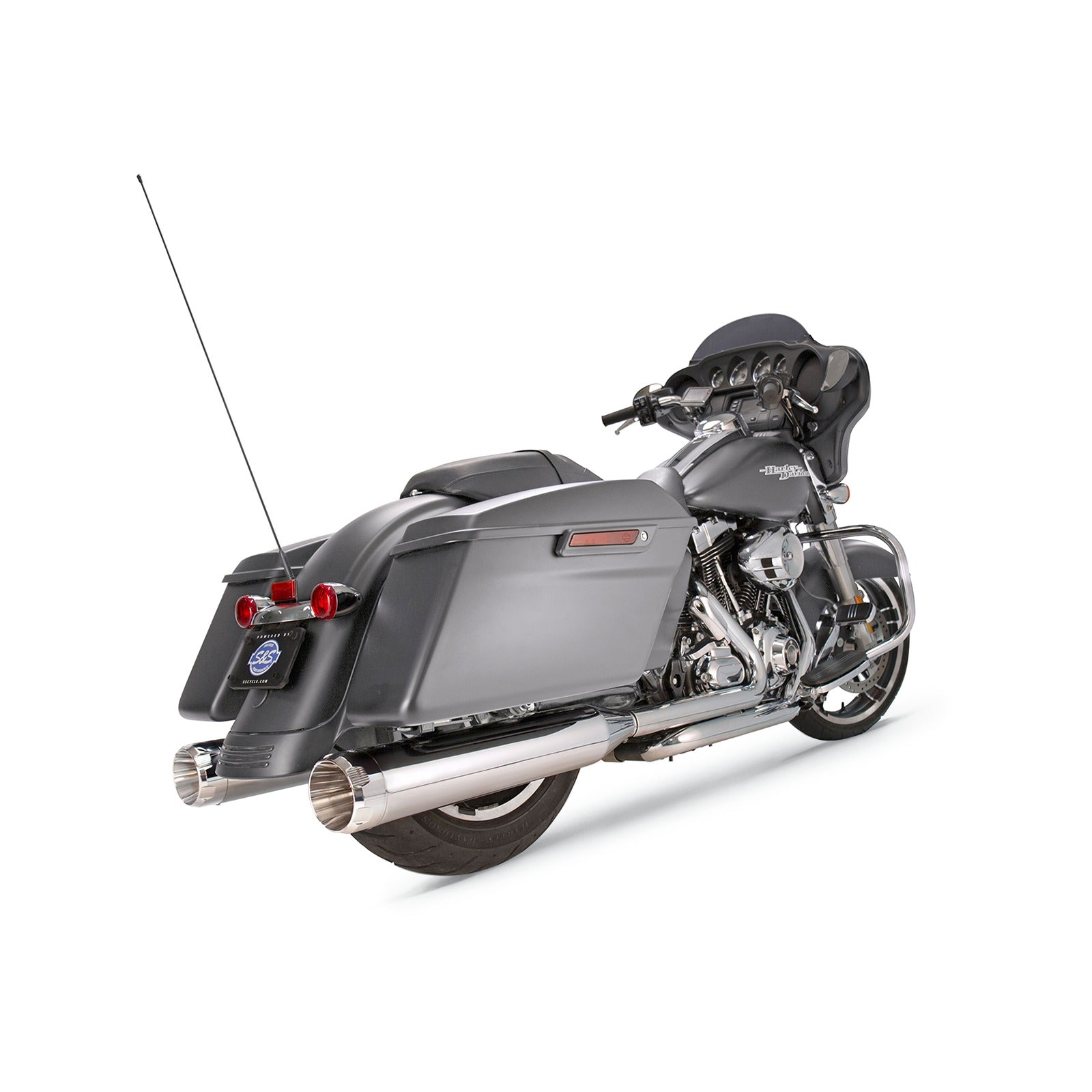 S&S CYCLE - 4-1/2" MK45 PERFORMANCE MUFFLERS - CHROME THRUSTER