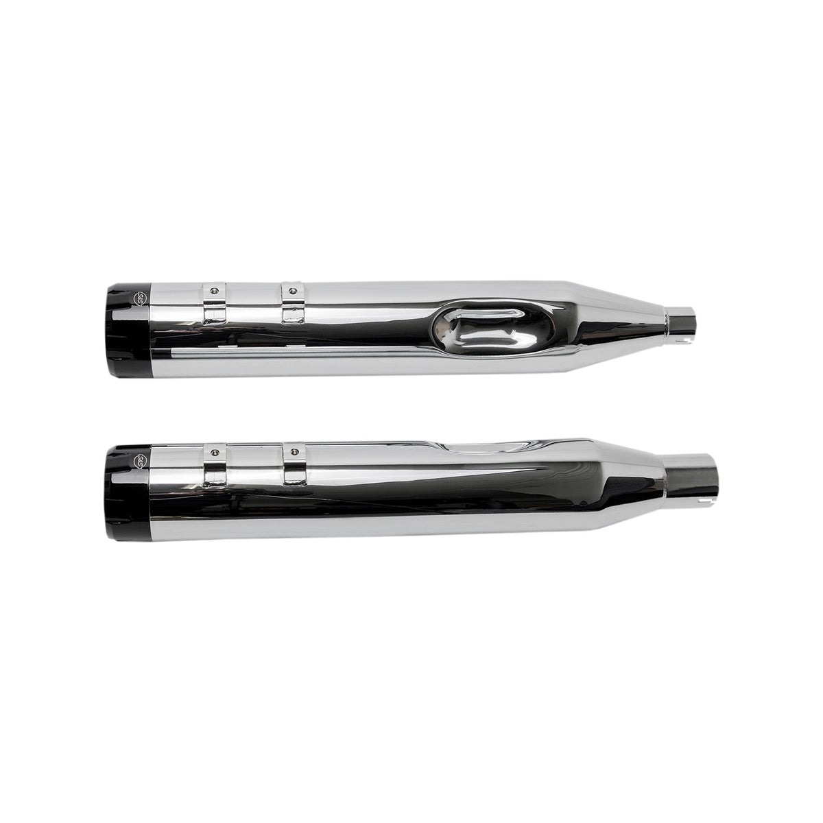 S&S CYCLE - 4-1/2" MK45 PERFORMANCE MUFFLERS - BLACK THRUSTER
