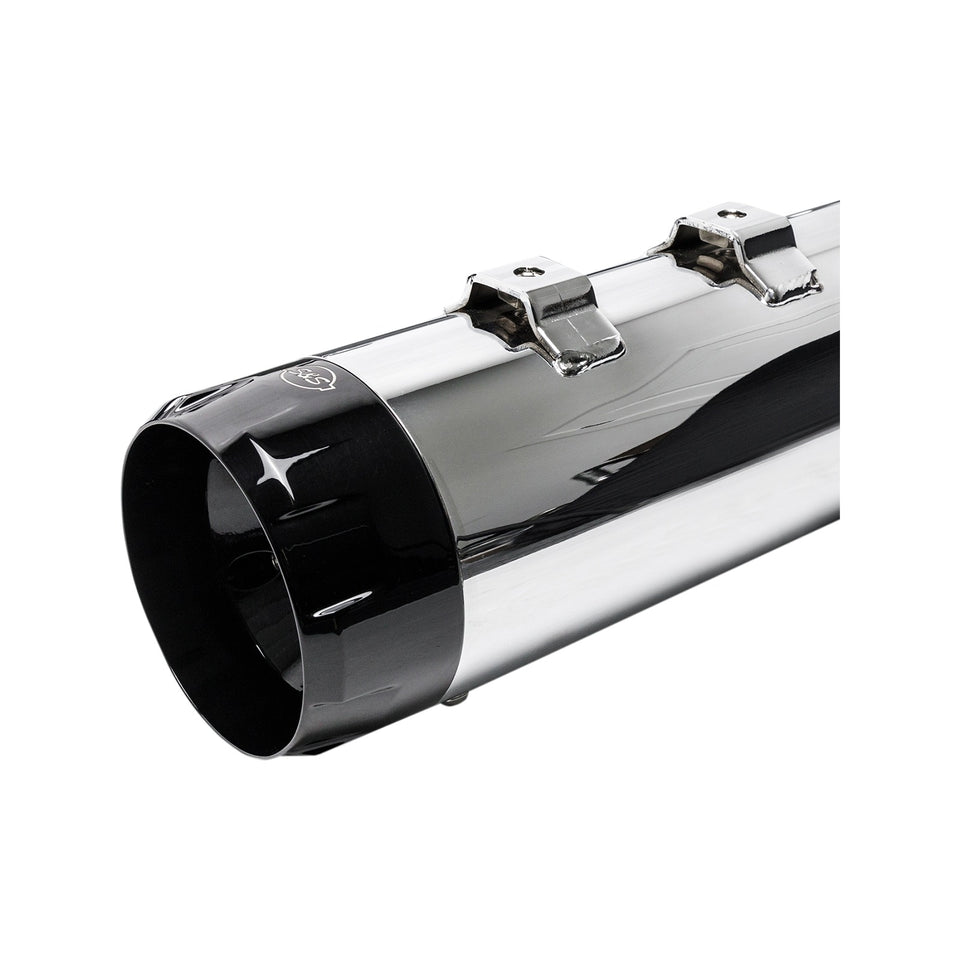 S&S CYCLE - 4-1/2" MK45 PERFORMANCE MUFFLERS - BLACK THRUSTER