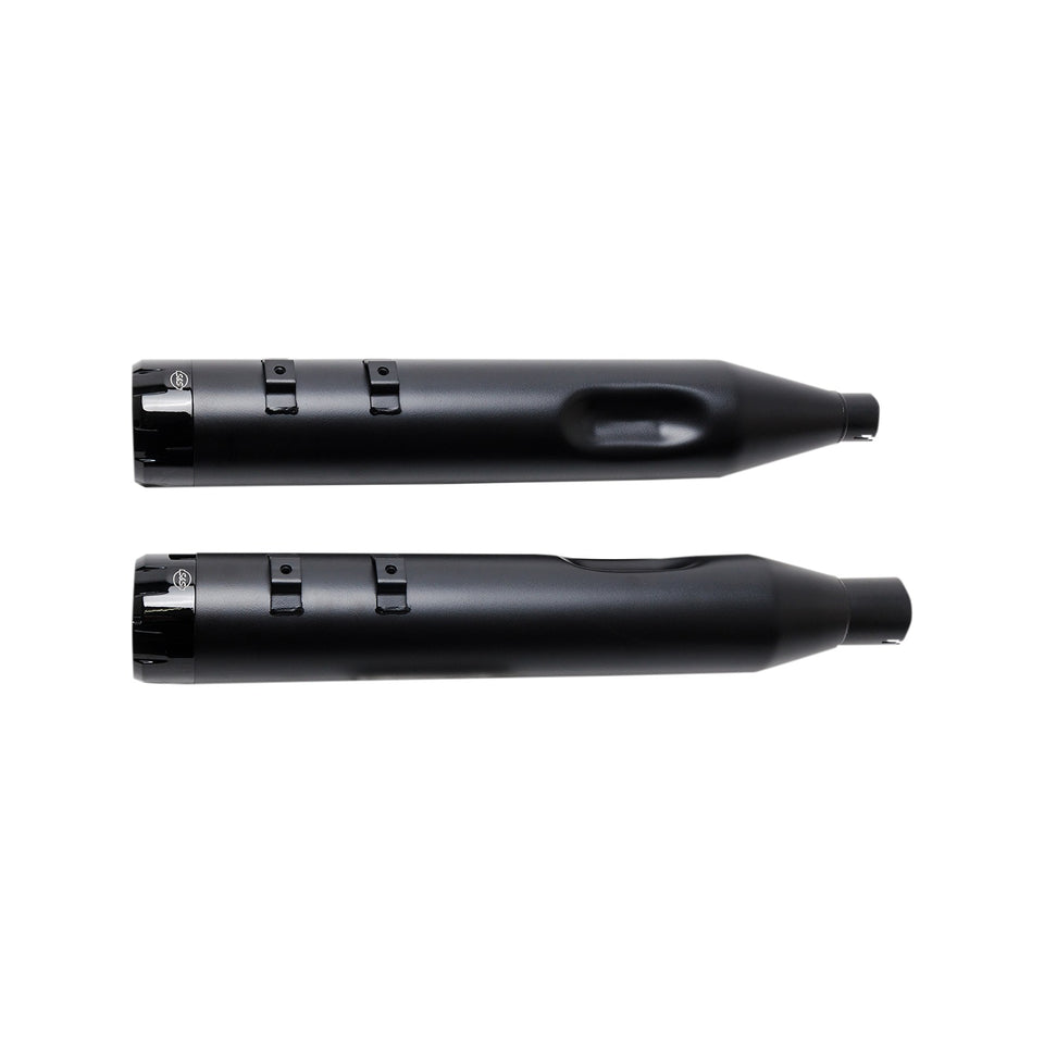 S&S CYCLE - 4-1/2" MK45 PERFORMANCE MUFFLERS - BLACK THRUSTER
