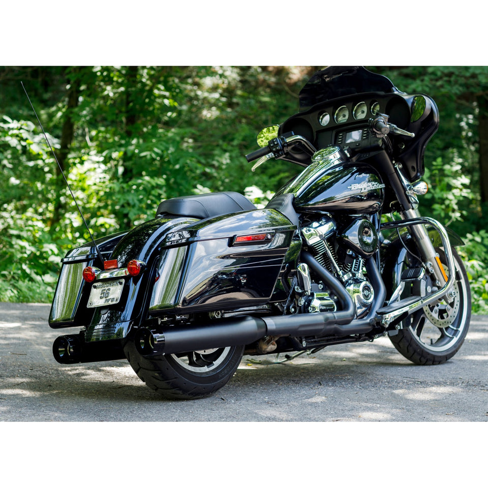 S&S CYCLE - 4-1/2" MK45 PERFORMANCE MUFFLERS - BLACK THRUSTER
