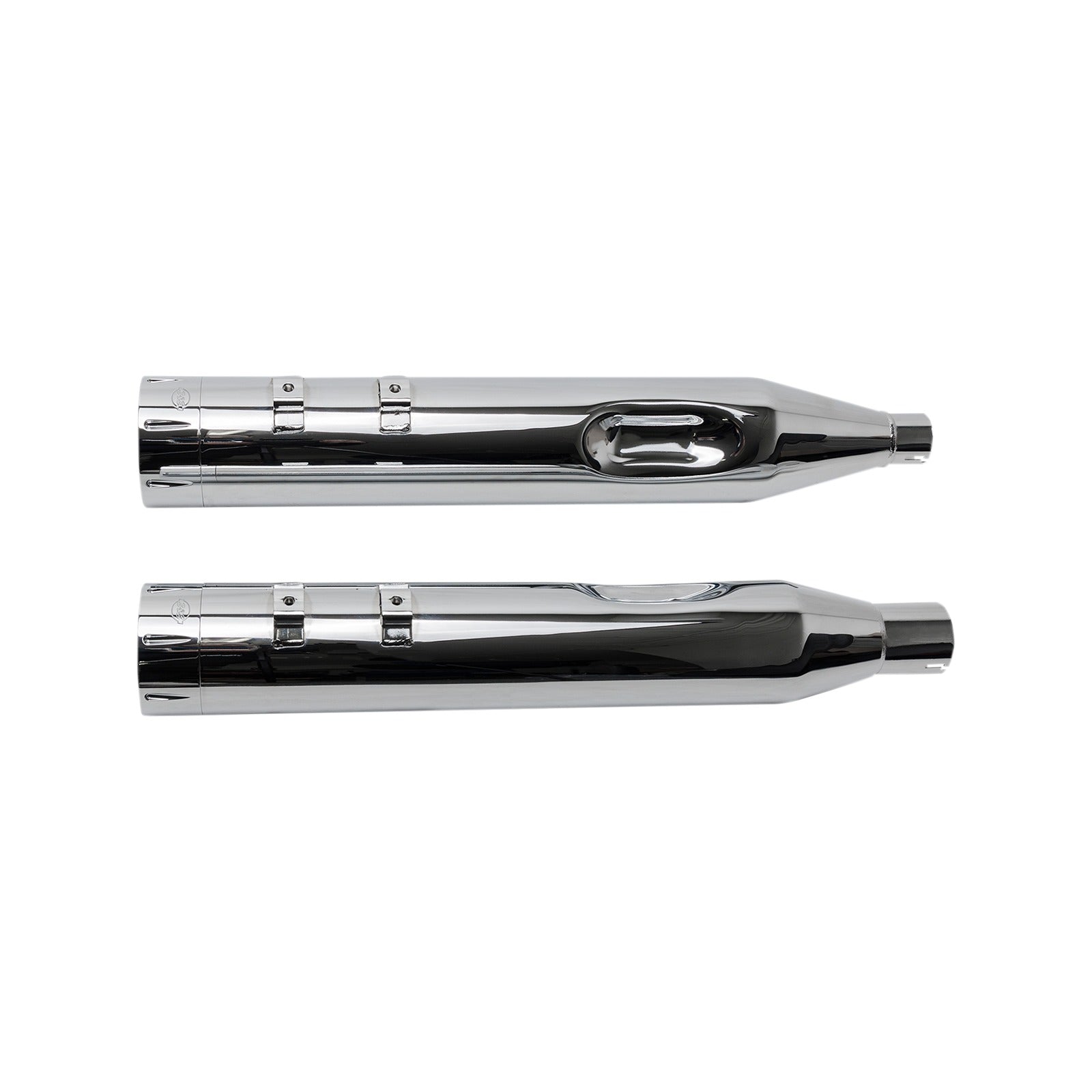 S&S CYCLE - 4-1/2" MK45 PERFORMANCE MUFFLERS - CHROME TRACER
