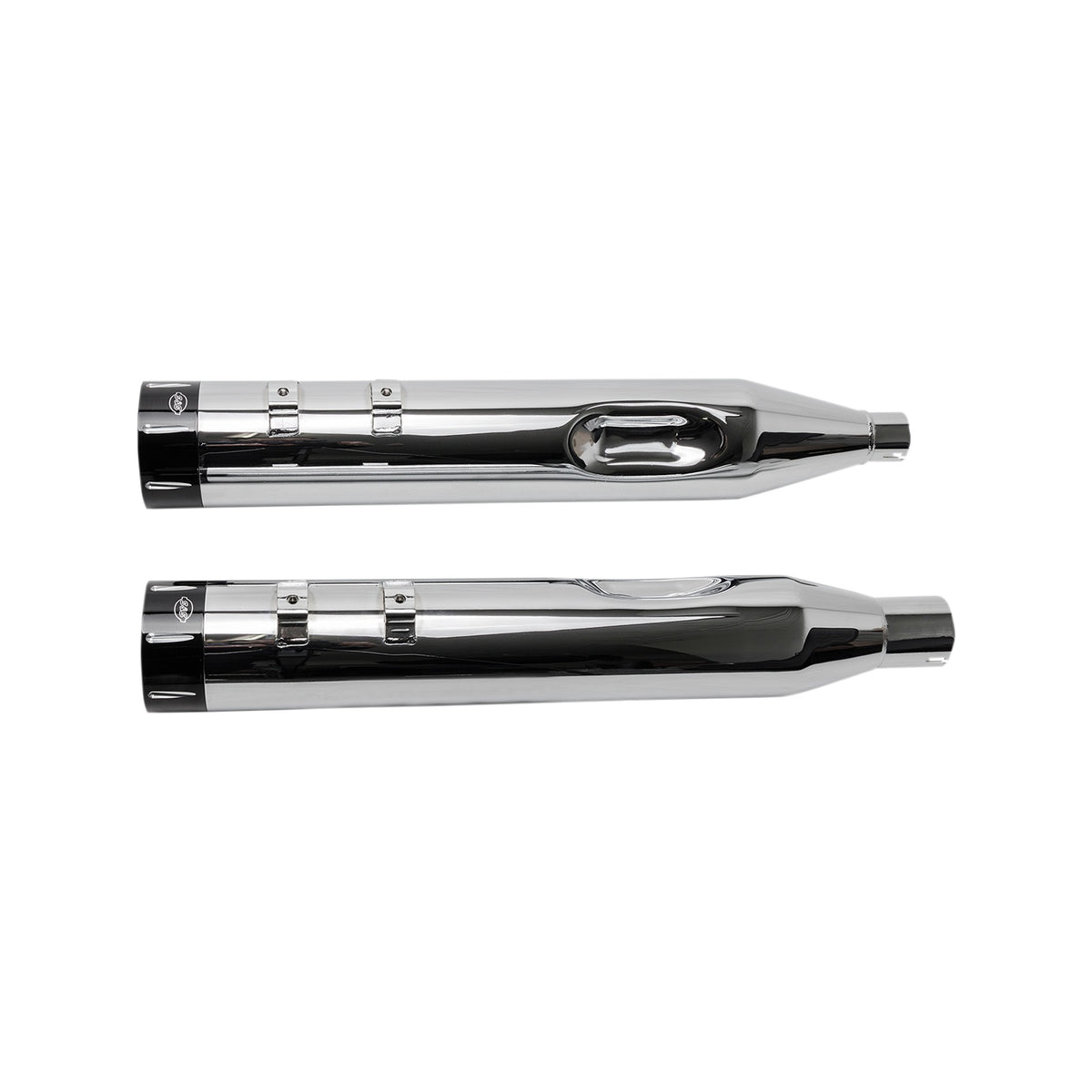 S&S CYCLE - 4-1/2" MK45 PERFORMANCE MUFFLERS - BLACK TRACER