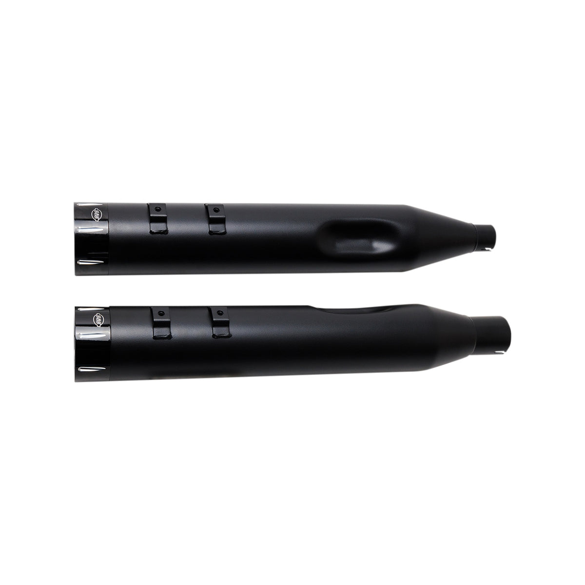 S&S CYCLE - 4-1/2" MK45 PERFORMANCE MUFFLERS - BLACK TRACER