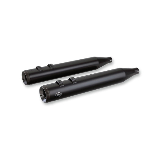 S&S CYCLE - GRAND NATIONAL SLIP-ON MUFFLERS - BLACK - M8 FL