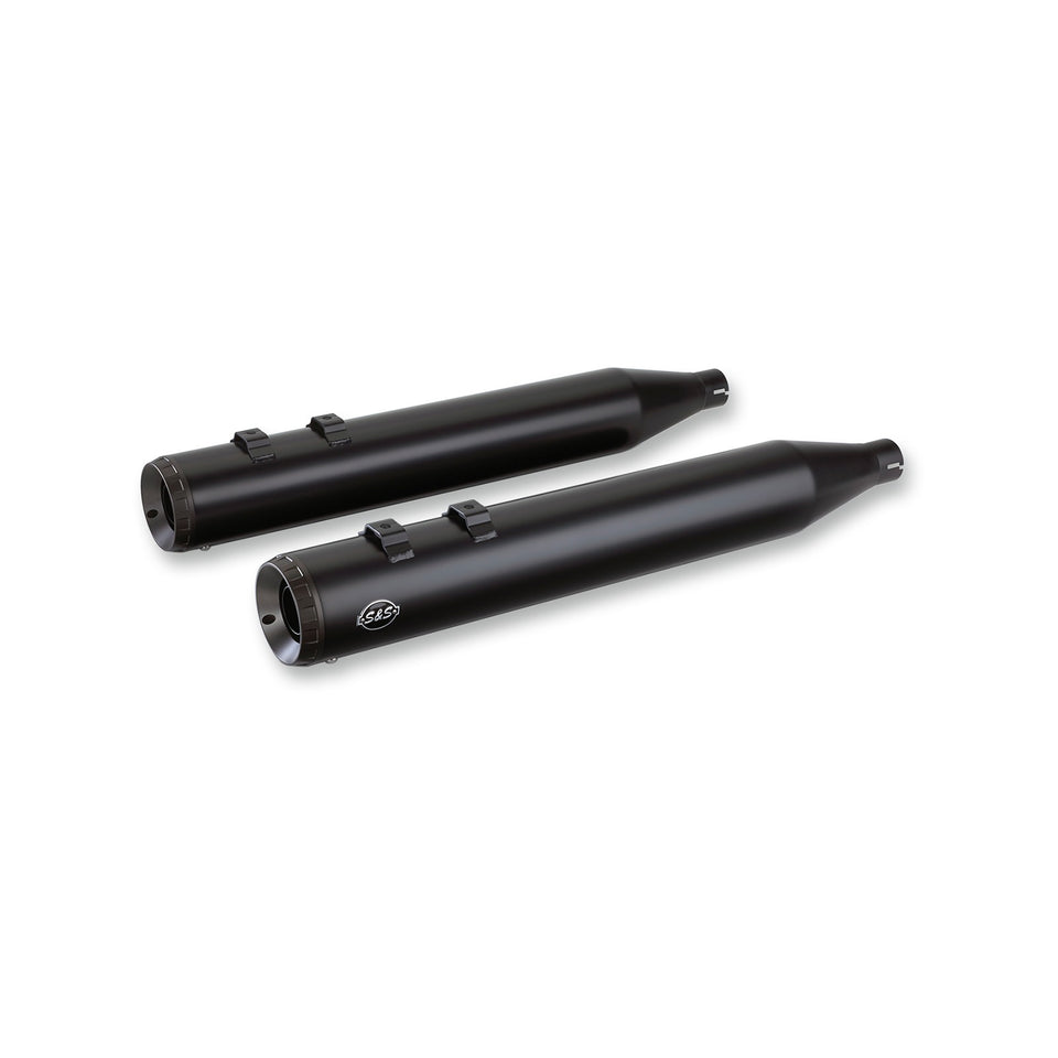 S&S CYCLE - GRAND NATIONAL SLIP-ON MUFFLERS - BLACK - M8 FL