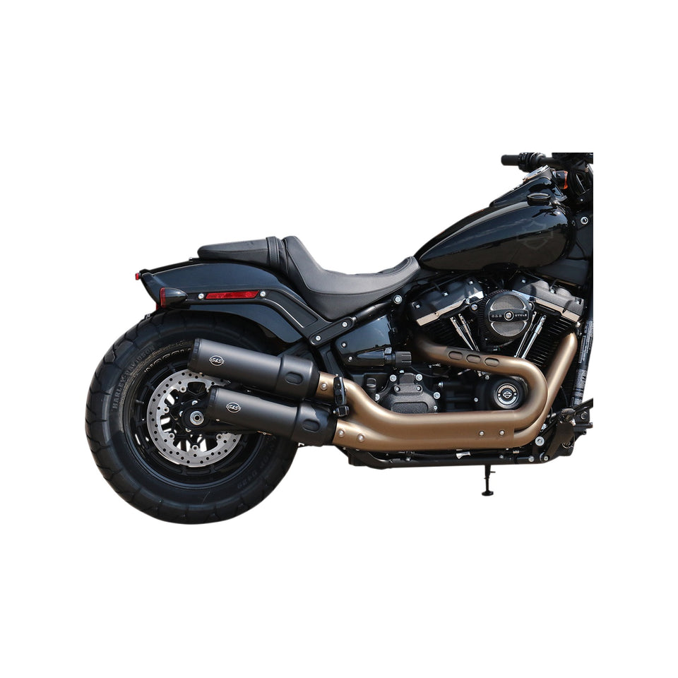 S&S CYCLE - GRAND NATIONAL SLIP-ON MUFFLERS - GUARDIAN BLACK - FXFB