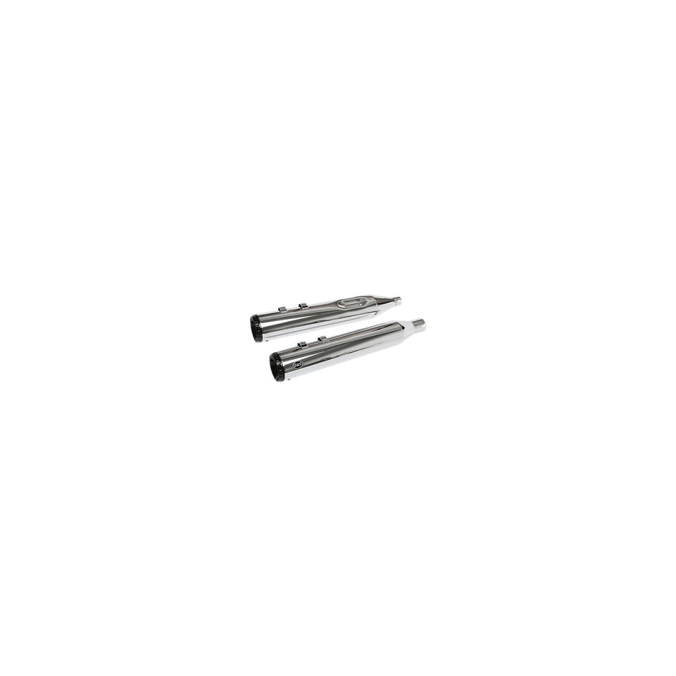 S&S CYCLE - GNX SLIP-ON MUFFLERS - 4-1/2" - CHROME - M8 FL