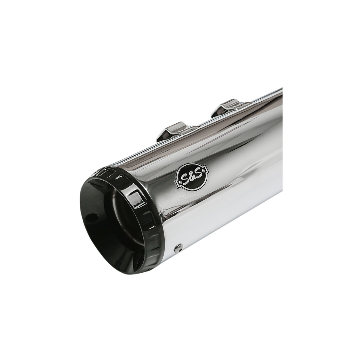 S&S CYCLE - GNX SLIP-ON MUFFLERS - 4-1/2" - BLACK - M8 FL