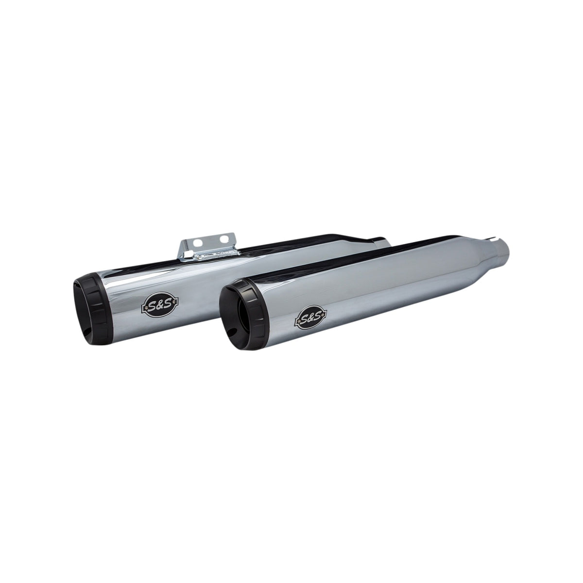 S&S CYCLE - GRAND NATIONAL SLIP-ON MUFFLERS - 50-STATE - CHROME - M8 SOFTAIL