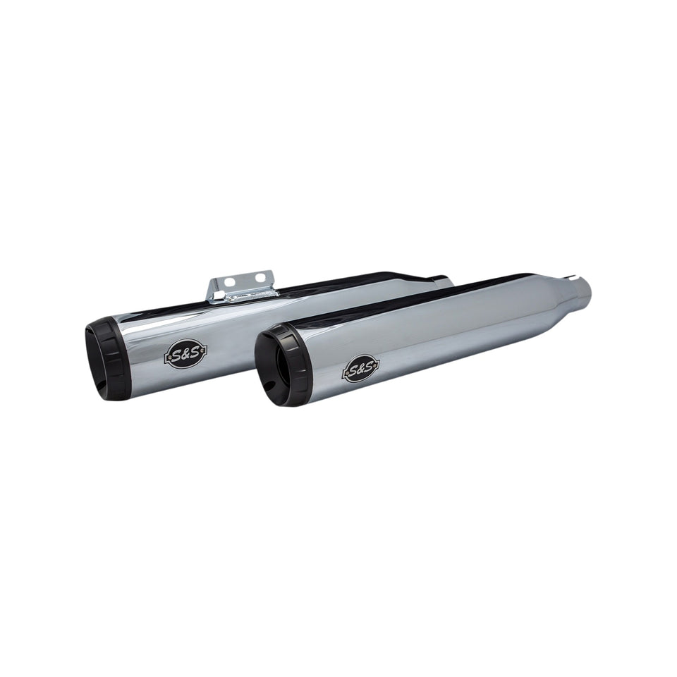S&S CYCLE - GRAND NATIONAL SLIP-ON MUFFLERS - 50-STATE - CHROME - M8 SOFTAIL