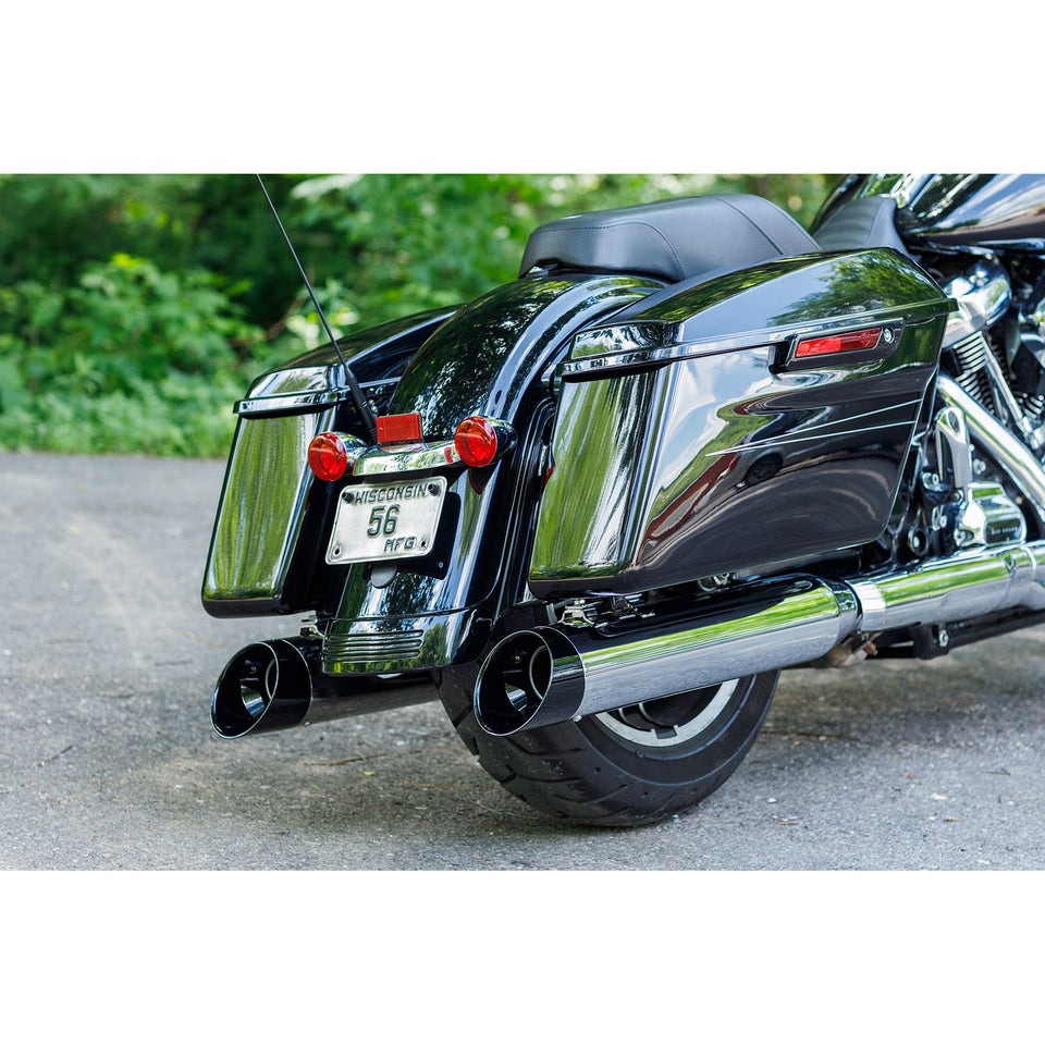 S&S CYCLE - 4-1/2" CHROME MK45 CUTLASS PERFORMANCE MUFFLERS