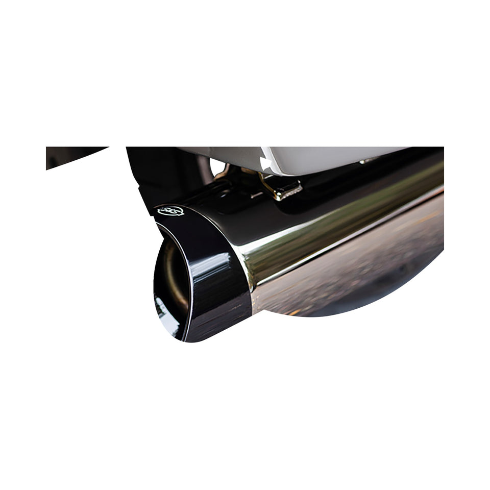 S&S CYCLE - 4-1/2" MK45 PERFORMANCE SLIP-ON MUFFLERS - LAVA CHROME - 50-STATE