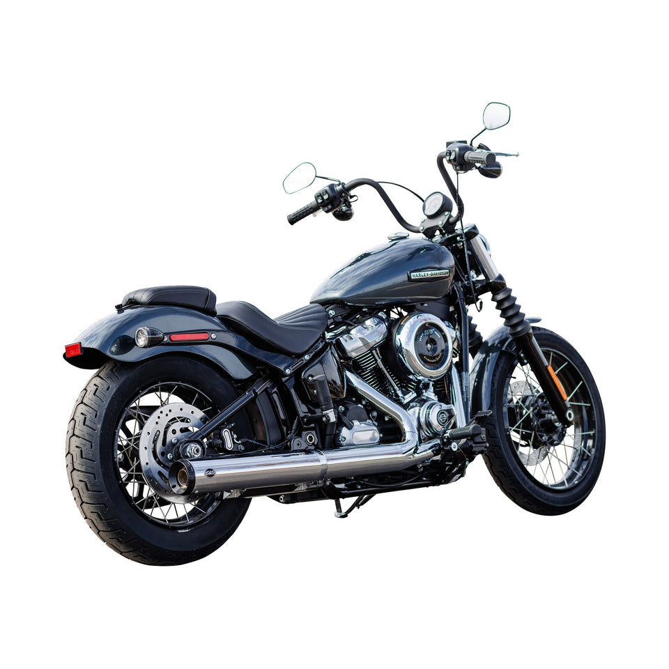 S&S CYCLE - GRAND NATIONAL SLIP-ON MUFFLER - 50 STATE - 4" CHROME - M8 SOFTAIL
