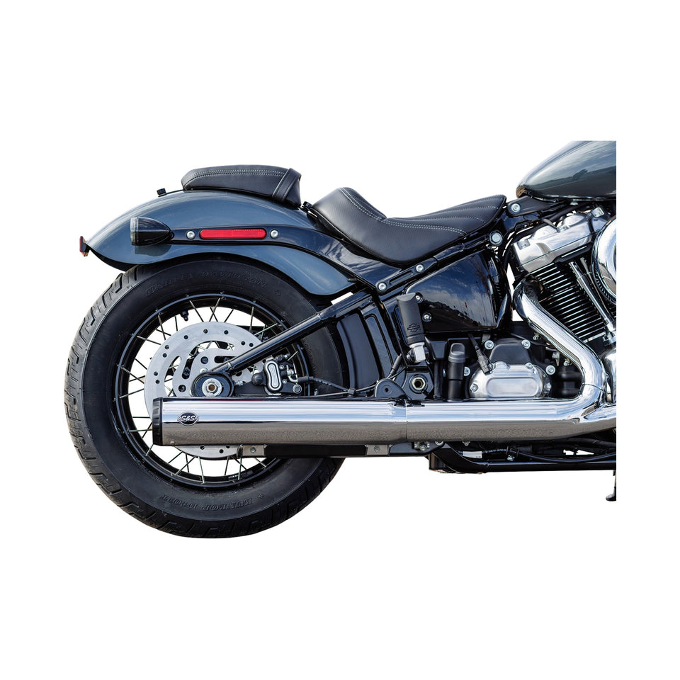 S&S CYCLE - GRAND NATIONAL SLIP-ON MUFFLER - 50 STATE - 4" CHROME - M8 SOFTAIL