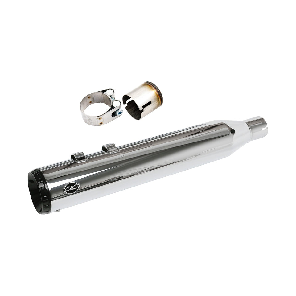 S&S CYCLE - 2-INTO-1 SWINDLER EXHAUST CONVERSION KIT - 4-1/2" - CHROME - M8 TOURING