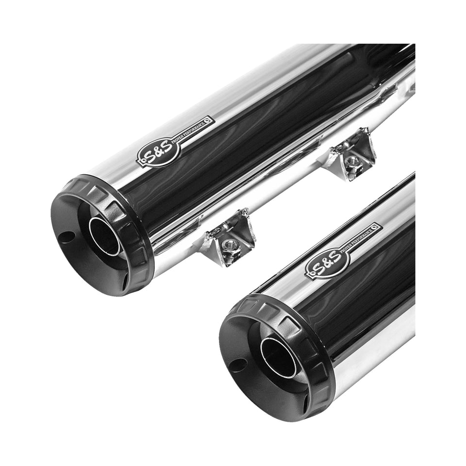S&S CYCLE - GRAND NATIONAL SLIP-ON MUFFLERS - CHROME - 50-STATE