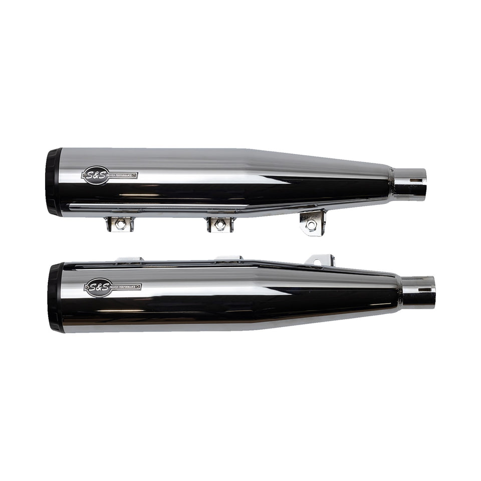 S&S CYCLE - GRAND NATIONAL SLIP-ON MUFFLERS - CHROME - 50-STATE
