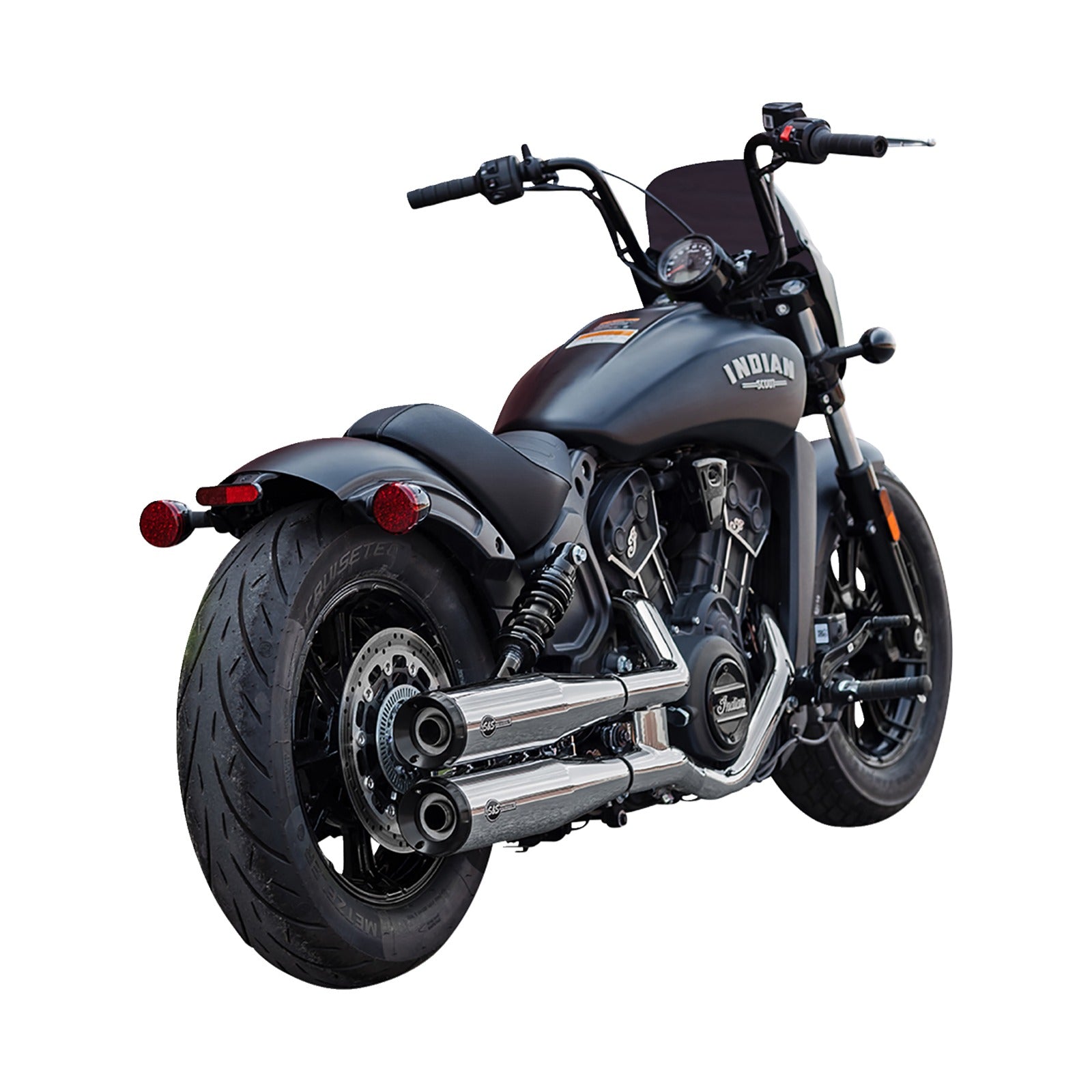 S&S CYCLE - GRAND NATIONAL SLIP-ON MUFFLERS - CHROME - 50-STATE