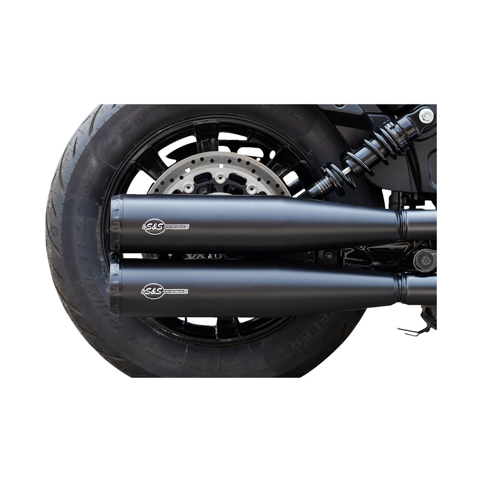 S&S CYCLE - GRAND NATIONAL SLIP-ON MUFFLERS - BLACK - 50-STATE
