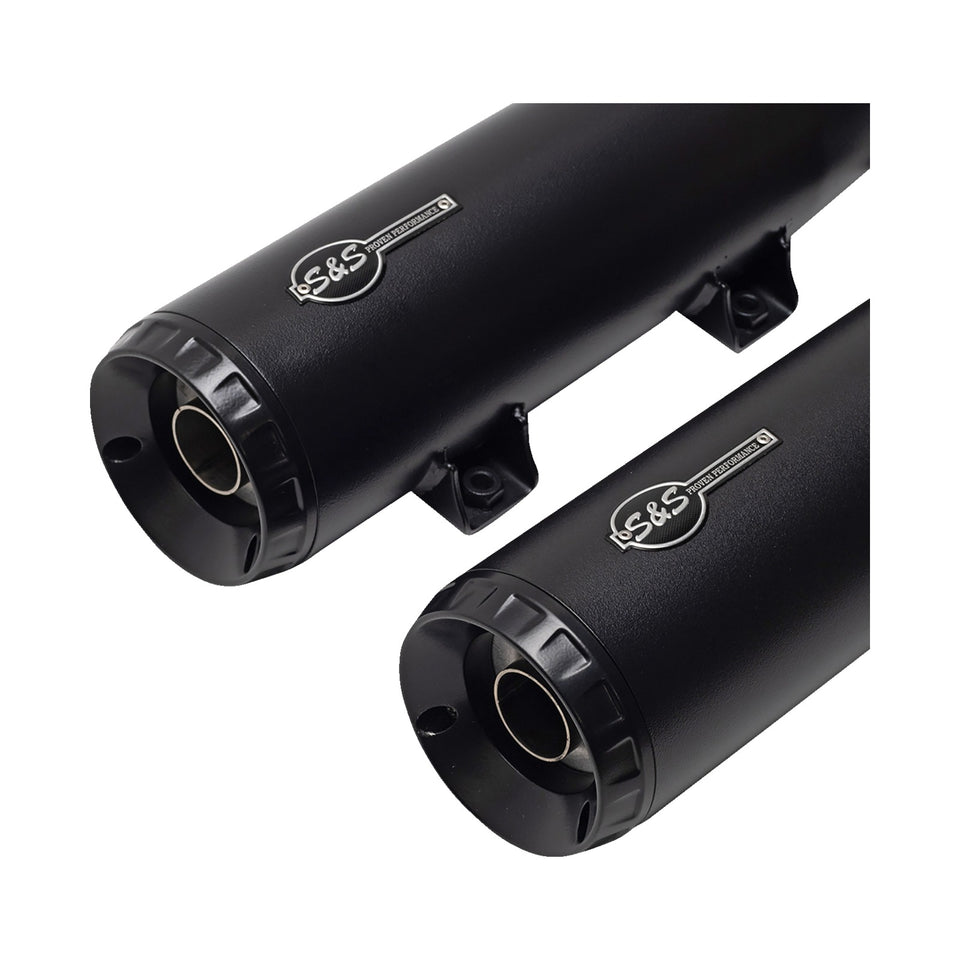 S&S CYCLE - GRAND NATIONAL SLIP-ON MUFFLERS - BLACK - 50-STATE