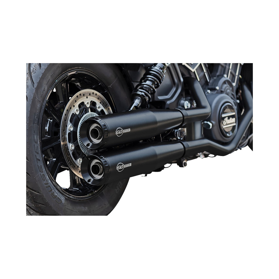 S&S CYCLE - GRAND NATIONAL SLIP-ON MUFFLERS - BLACK - 50-STATE