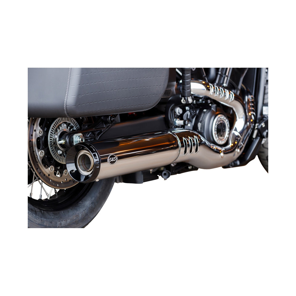S&S CYCLE - GRAND NATIONAL SLIP-ON MUFFLERS - CHROME - 50-STATE